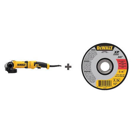 DEWALT TOOLS DWE43066/ DWA8951F ANGLE GRINDER BARE TOOL 9000 LOAD RPM