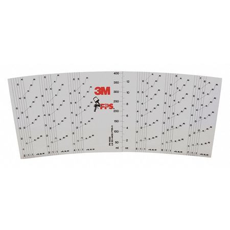 PPS PACKAGING CO 16155 MIX RATIO INSERT MINI PLASTIC PK10