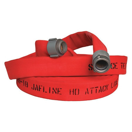JAFLINE G52H15HDR50NB ATTACK LINE FIRE HOSE 1-1/2 ID X 50 FT.
