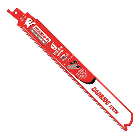 DIABLO CONTROLS INC. DS0910CF RECIPROCATING SAW BLADE TPI 10
