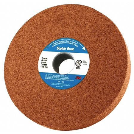 SCOTCH-BRITE 476U33 CONVOLUTE WHEEL BLENDING CP-WL 6 DIA.