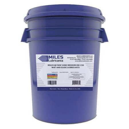 MILES LUBRICANTS M00701803 WAY OIL AMBER PETROLEUM 5 GAL.