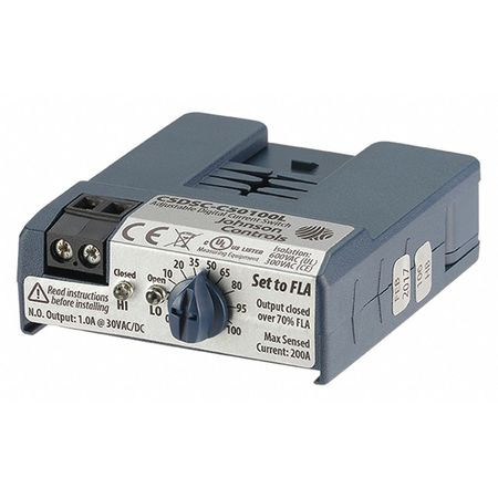 JOHNSON CONTROLS CSDSC-S75050L CURRENT SENSING RELAY SOLID CORE 0.50A
