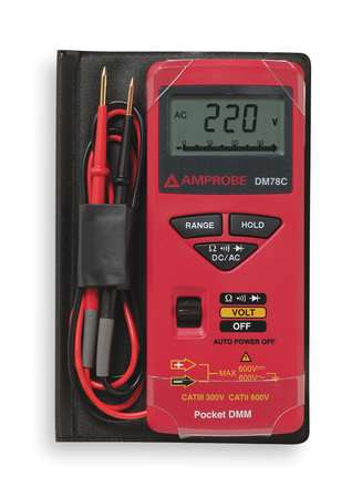 AMPROBE DM78C AMPROBEDM78CCOMPACTDIGITALMULTI-TESTER