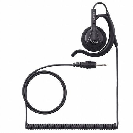 ICOM SP28 EAR LOOP EARPIECE BLACK 45 CORD LENGTH