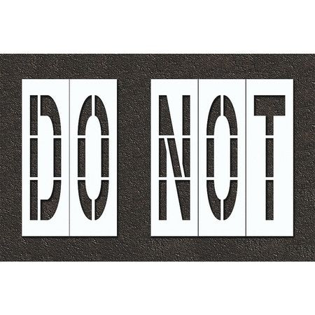 RAE STL-108-79635 PAVEMENT STENCIL DO NOT