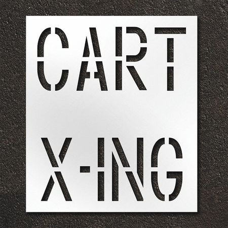 RAE STL-108-75603 PAVEMENT STENCIL NO CARTS