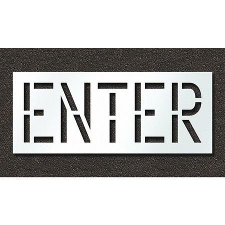 RAE STL-108-71804 PAVEMENT STENCIL ENTER