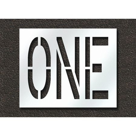 RAE STL-108-72409 PAVEMENT STENCIL ONE