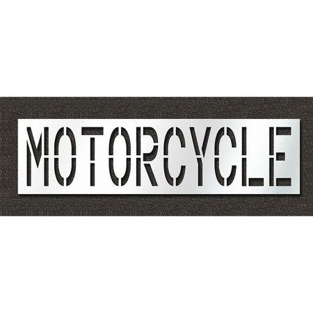 RAE STL-108-72416 PAVEMENT STENCIL MOTORCYCLE