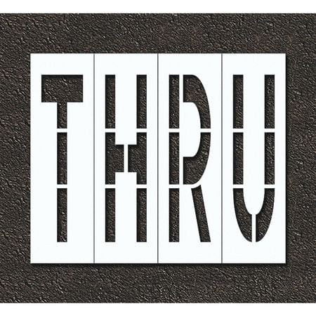 RAE STL-108-74808 PAVEMENT STENCIL THRU