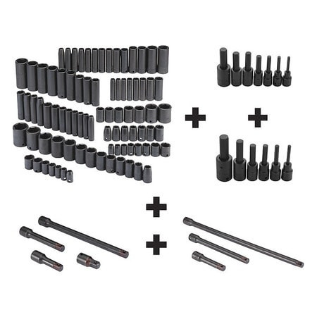 PROTO 100G53 MASTER TOOL SET,GENERAL PURPOSE,106 PCS.