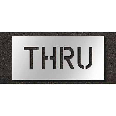 RAE STL-108-70608 PAVEMENT STENCIL THRU