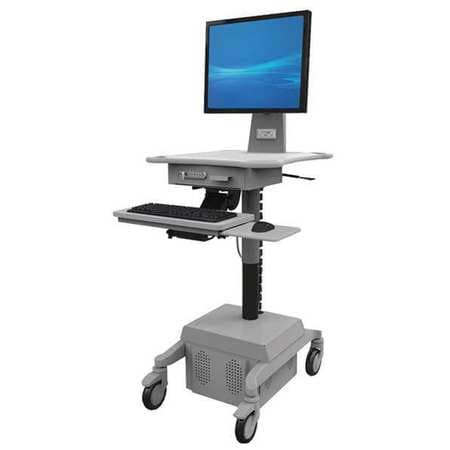 AFC INDUSTRIES, INC. PC910-11 MEDICAL CART GRAY 58-1/2 H X 22 W