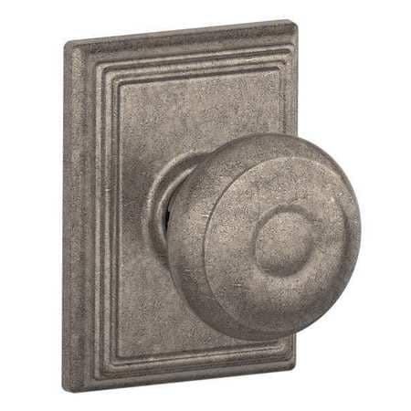 SCHLAGE F10 GEO 621 ADD KNOB LOCKSET MECHANICAL PASSAGE GRD. 1