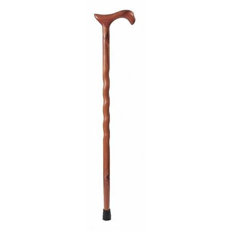 BRAZOS WALKING STICKS 502-3000-0027 CANE DERBY TWISTED SINGLE BASE