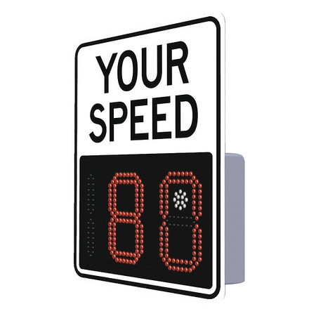 TAPCO 138891 TAPCO 138891 EV 12" RADAR FEEDBACK SIGN,