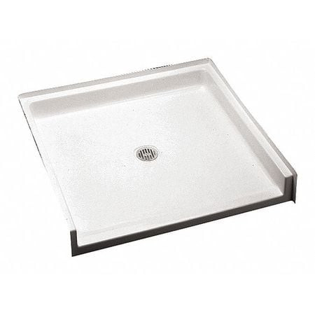 FIAT PRODUCTS ADAF3636100 SHOWER FLOOR,REC,39 IN X 38 1/2 IN,WHITE