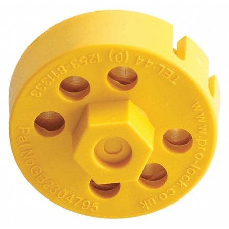 BRADY SPC ABSORBENTS 122245 CABLE LOCKOUT YELLOW NYLON