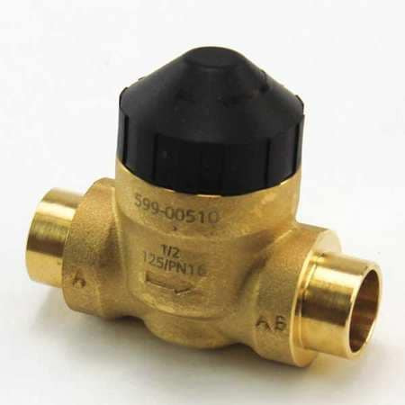 SIEMENS 599-00510 SWEAT ZONE VALVE 1/2 2-WAY 1.0 CV