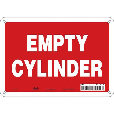 CONDOR USA INC 471M55 SAFETY SIGN 10 W 7 H 0.055 THICKNESS