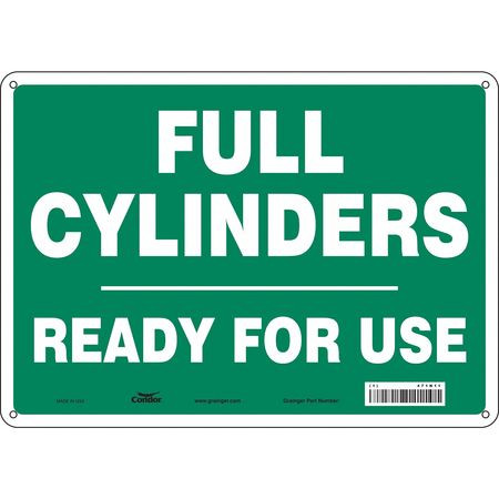 CONDOR USA INC 471N11 SAFETY SIGN,10 INX14 IN,ALUMINUM