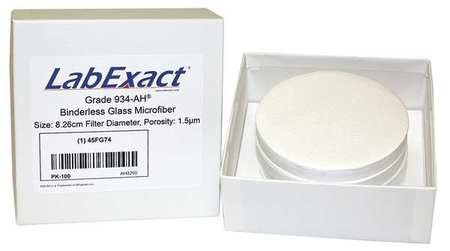 LABEXACT LSS-AH8260 GLASS MICROFIBER FLTR 1.5UM 8.26CM PK100