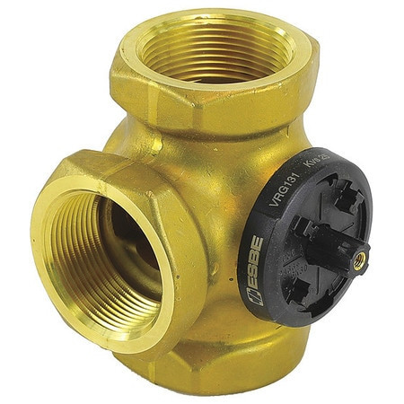 DANFOSS 193B-1506 VALVE, 1-1/2", 3-WAY, BRASS, 29.3 CV