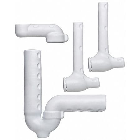 TRUEBRO 82194 P-TRAP PIPE COVER WHITE PVC