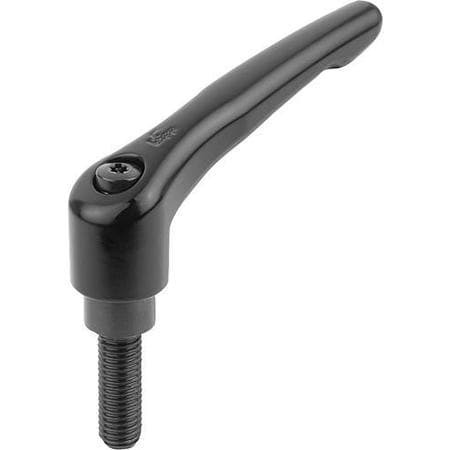 KIPP K0122.0AE1X50 ADJUSTABLE HANDLE #8-32 ZINC