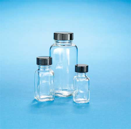 KIMBLE 5610843V-22 FRENCH SQUARE BOTTLE, W/CAP250ML,PK24