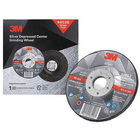 3M 44538 DEPRESSED CENTER WHEELS 4-1/2 DIA.