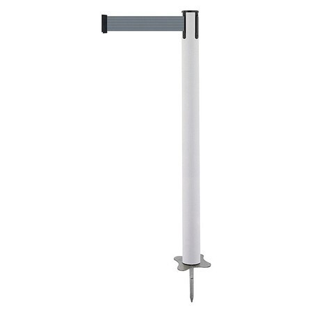 TENSABARRIER 884-32-MAX-B5X-C SPIKE POST WHITE POST 43 H