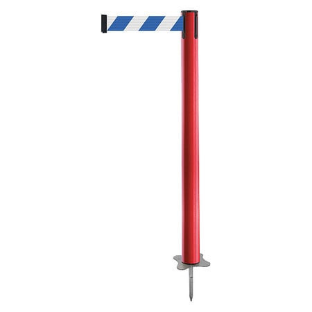TENSABARRIER 884-21-MAX-D1X-C SPIKE POST RED POST 43 H