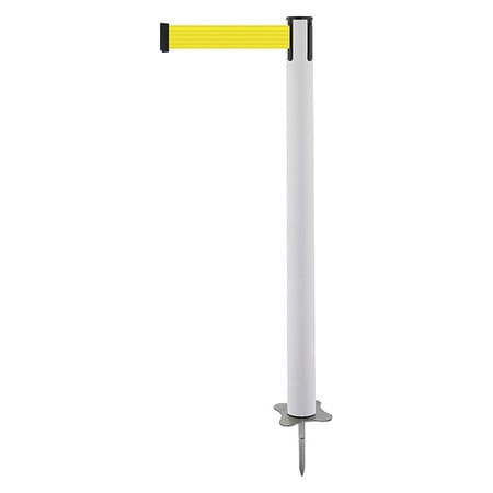 TENSABARRIER 884-32-STD-Y5X-C SPIKE POST WHITE POST 43 H