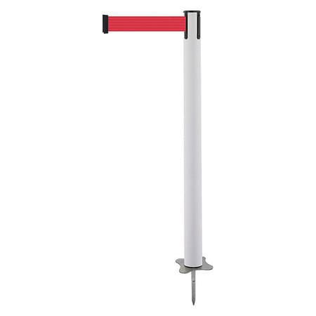TENSABARRIER 884-32-MAX-R5X-C SPIKE POST WHITE POST 43 H