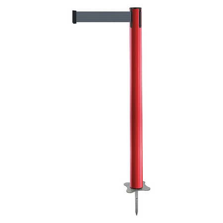 TENSABARRIER 884-21-STD-B7X-C SPIKE POST RED POST 43 H