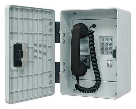 HUBBELL 256-700 WEATHER RESISTANT TELEPHONE VOIP GRAY