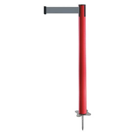 TENSABARRIER 884-21-STD-B5X-C SPIKE POST RED POST 43 H