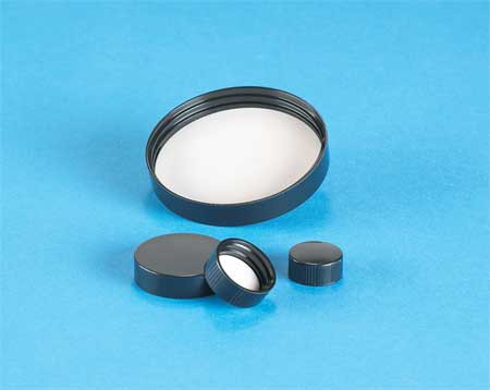 KIMBLE 75204G-89400 PHENOLIC CAP 89-400MM RUBBER PK144
