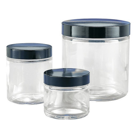 KIMBLE 5410253C-21 STRAIGHT-SIDED GLASS JAR 2OZ/60ML PK216