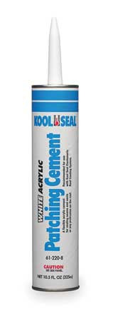 KOOLSEAL KS0085100-01 ACRYLIC PATCHING CEMENT 105OZ TUBE WHITE