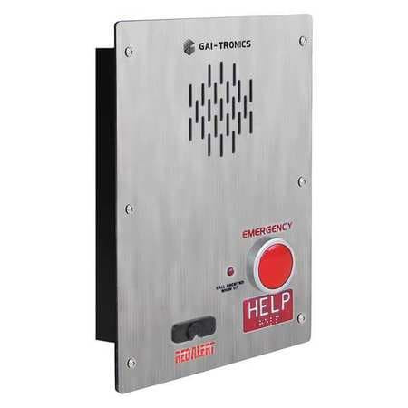 HUBBELL 397-002RT EMERGENCY TELEPHONE ANALOG SILVER