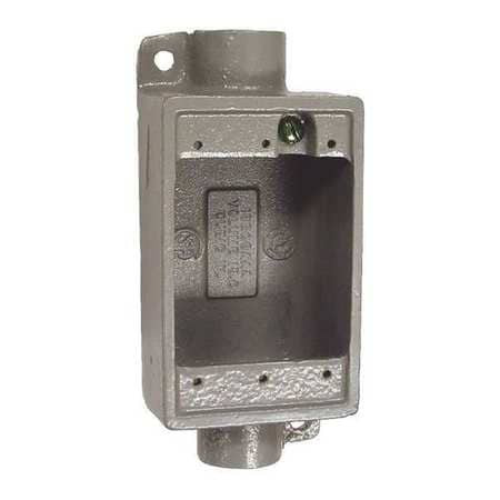 HUBBELL FDC-2 DEVICE BOX 50.0 CU IN CAPACITY GRAY