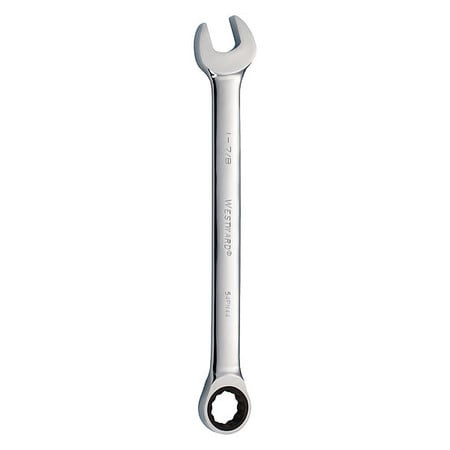 WESTWARD 54PN44 RATCHETING WRENCH COMBINATION SAE 1-7/8