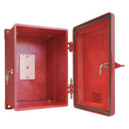 HUBBELL 255-003RDLDSK WEATHERPROOF PHONE ENCLOSURE RED 15 H