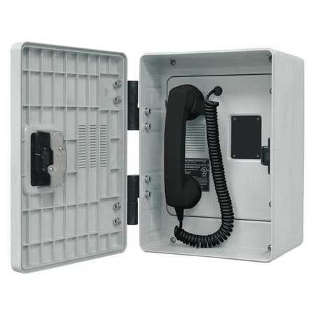 HUBBELL 257-001LD AUTODIAL TELEPHONE ANALOG GRAY