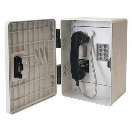 HUBBELL 256-001ACLD TELEPHONE ANALOG GRAY SURFACE MOUNT