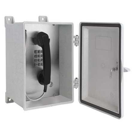HUBBELL 354-001AC TELEPHONE ANALOG GRAY SURFACE MOUNT