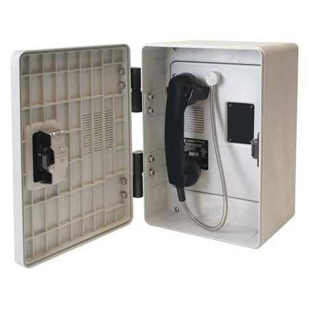 HUBBELL 257-001AC AUTODIAL TELEPHONE ANALOG GRAY